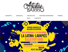 Tablet Screenshot of losartistasdelbarrio.com